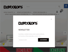 Tablet Screenshot of daycolors.es